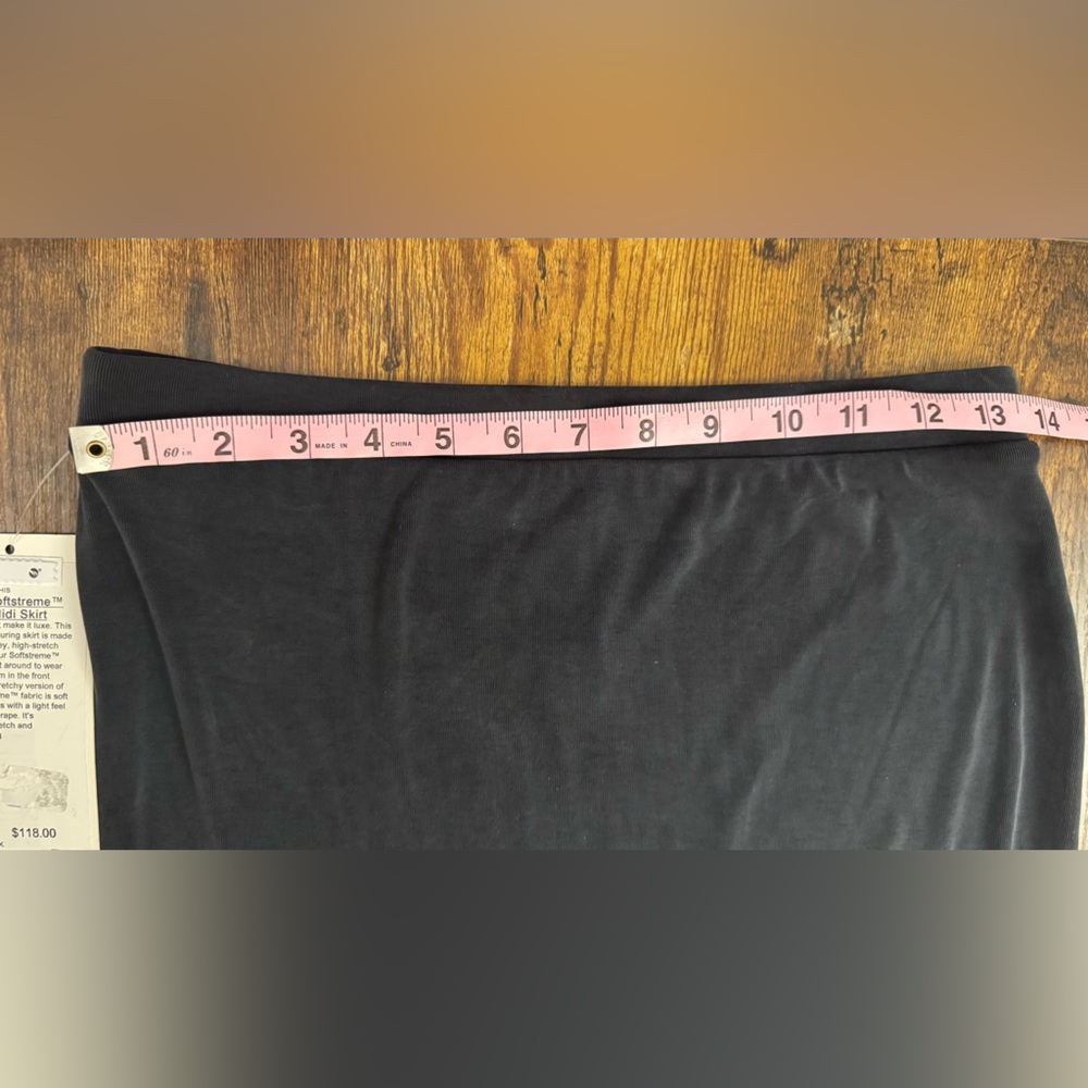 Lululemon Drapey Softstreme Column Midi Skirt-Size Medium NWT - Picture 13 of 13